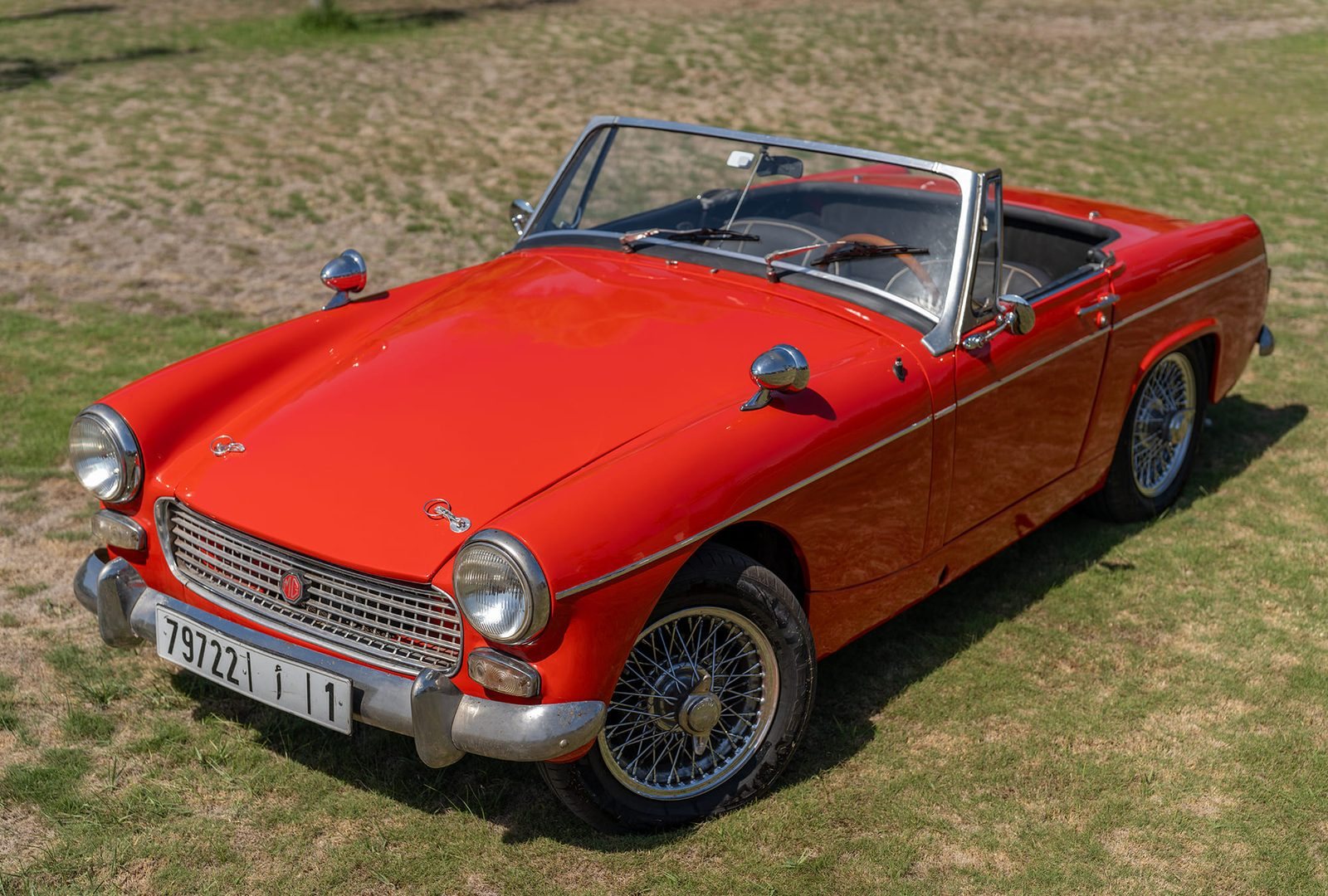 MG Midget : trois quarts avant
