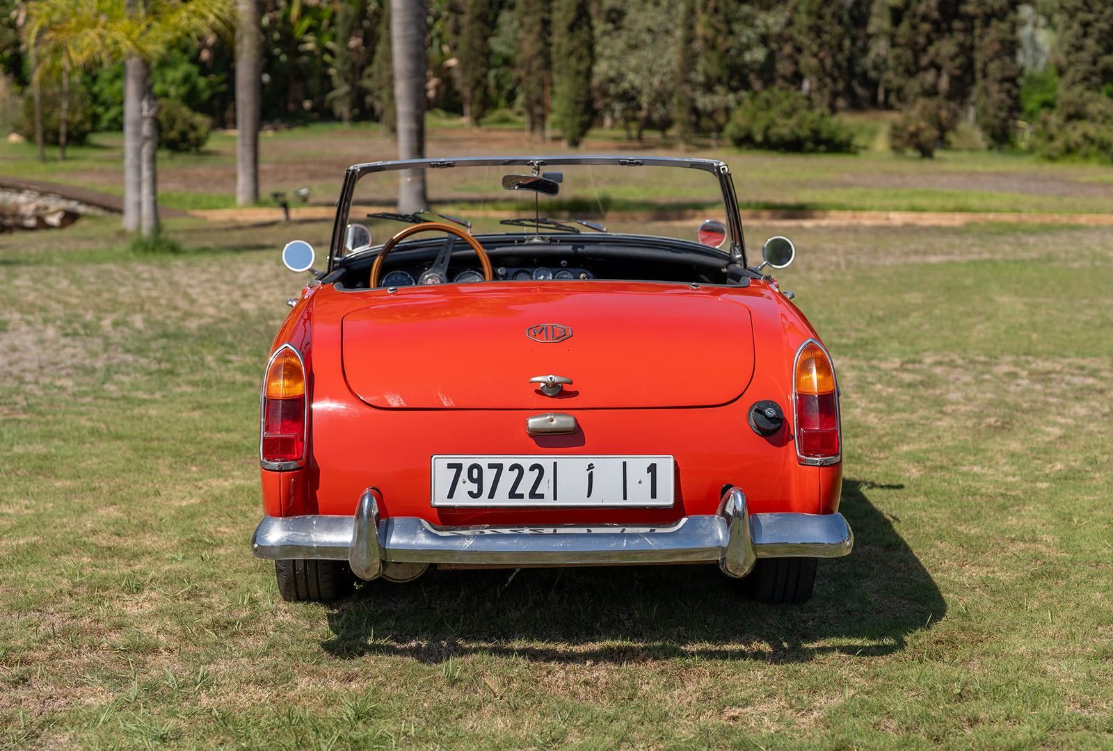 MG Midget : arrière