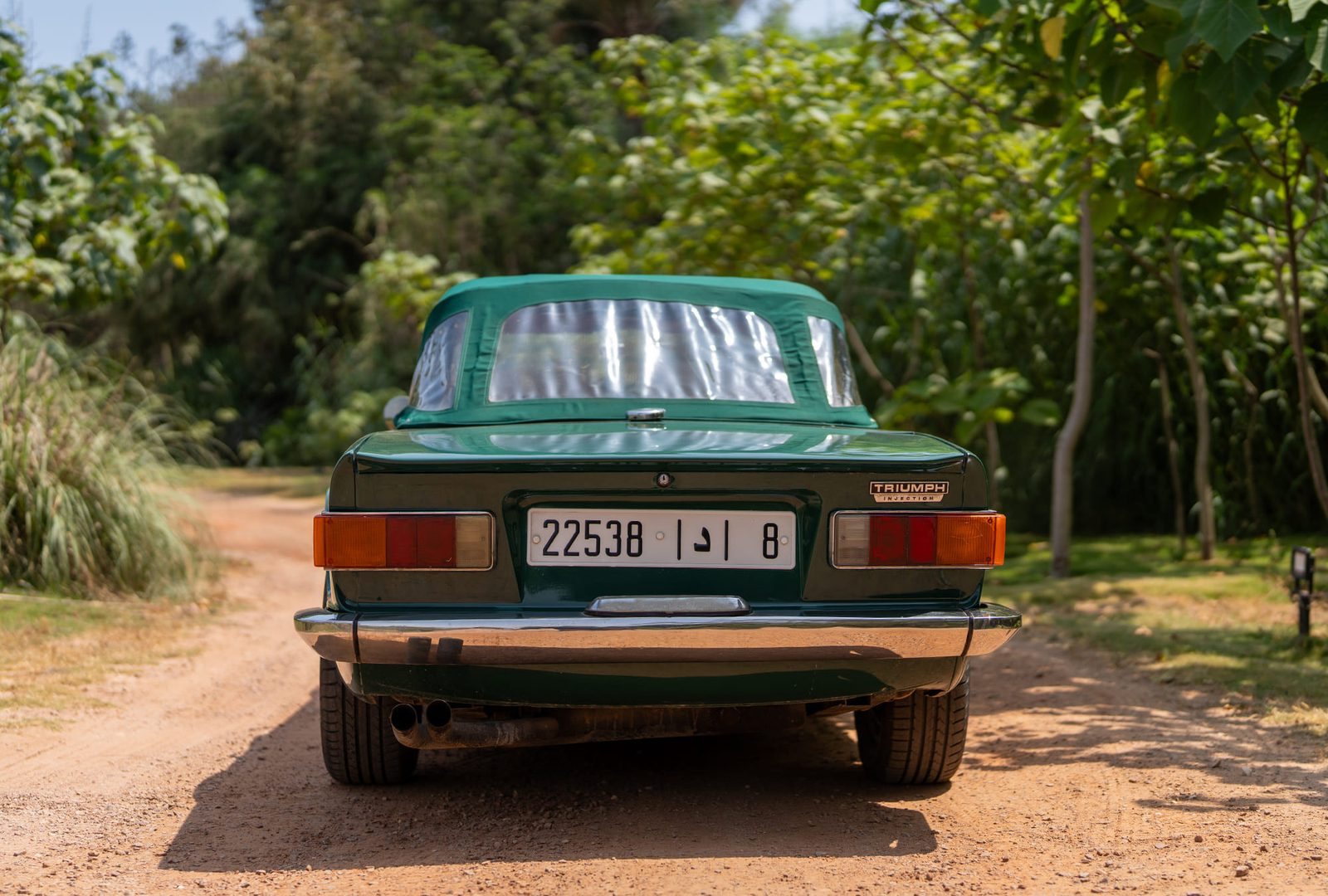 Triumph TR6 : arrière