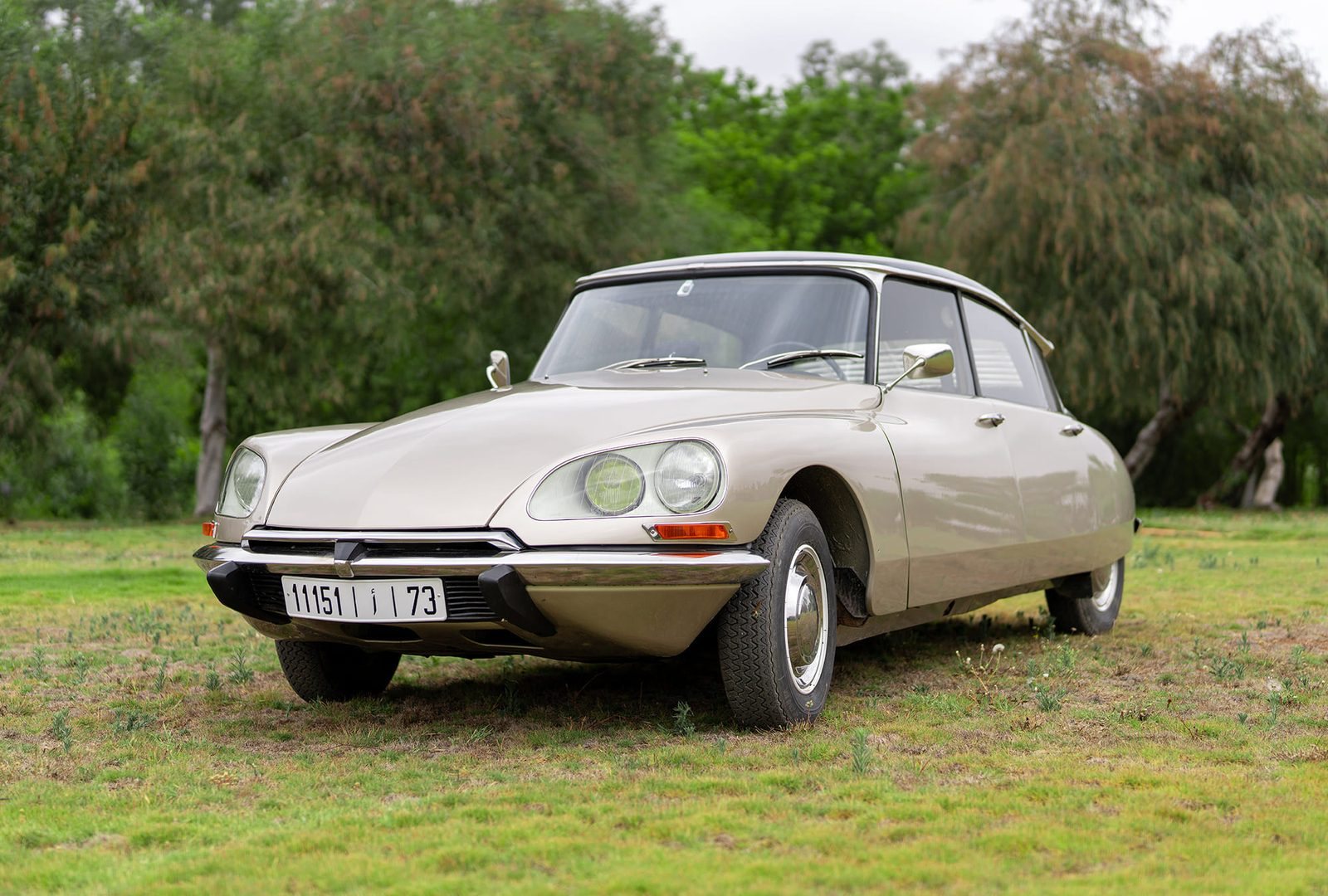 Citroën DS, vue de trois quarts avant