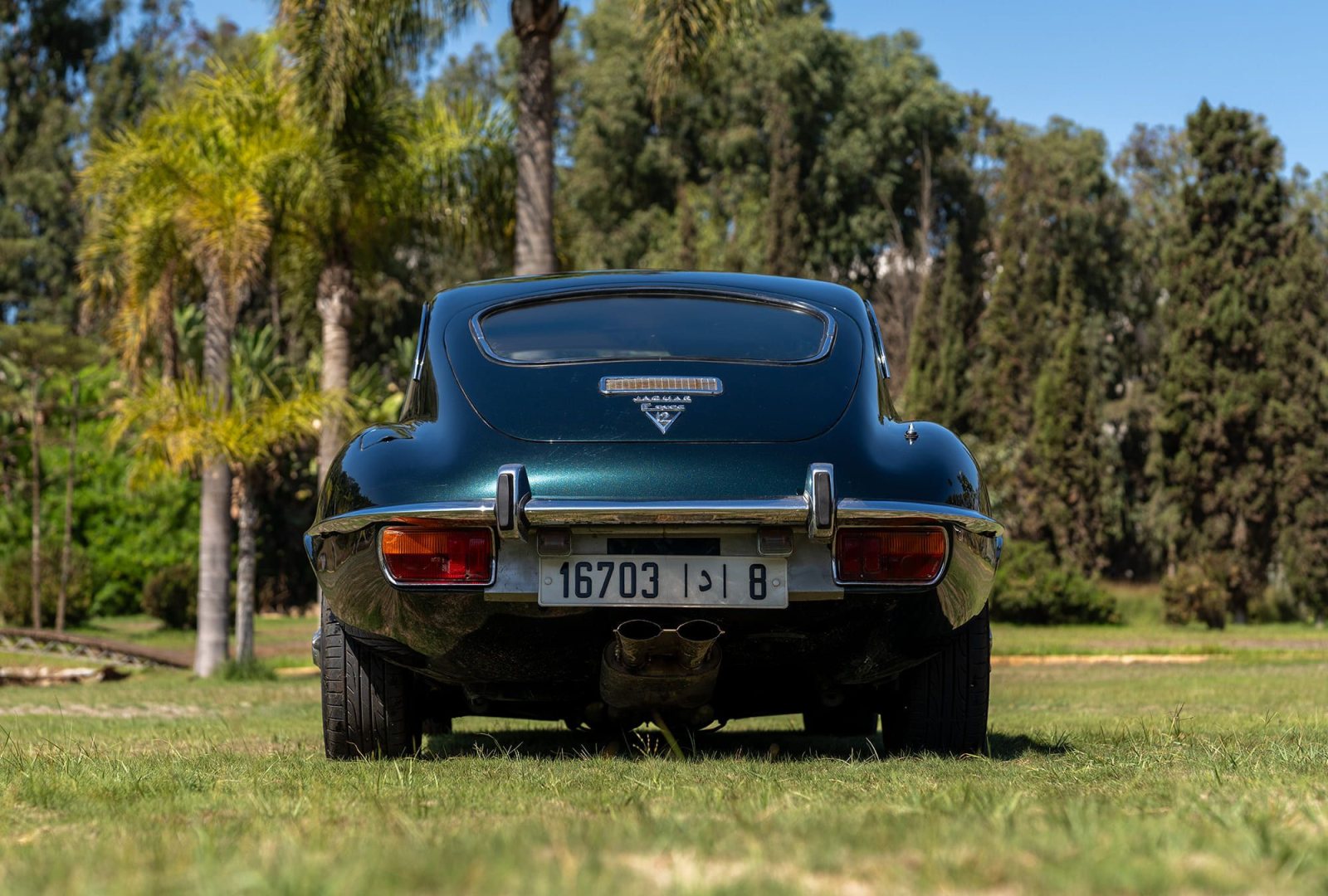 Jaguar E-Type V12 : arrière